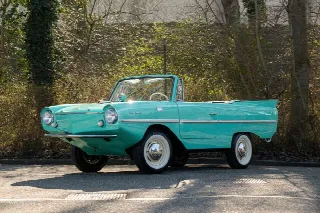 Foto 1 di 10: AMPHICAR 770 Rare original factory color combination, Fjord Green examples are generally considered among the rarer survivors