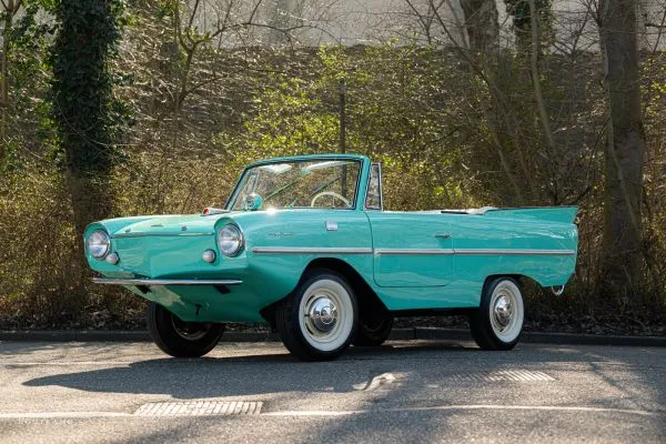 AMPHICAR 770 Rare original factory color combination, Fjord Green examples are generally considered among the rarer survivors