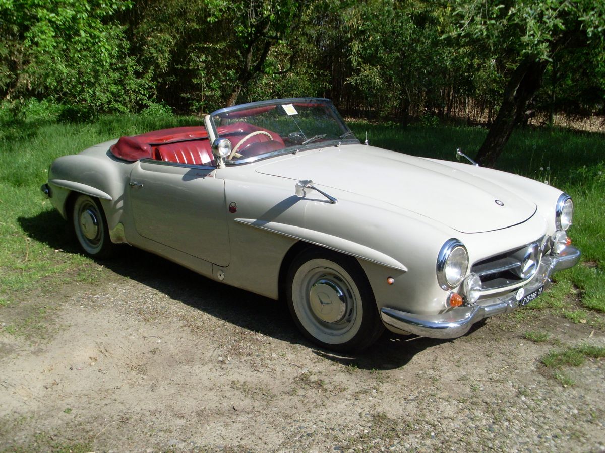 MERCEDES-BENZ 190 SL cabriolet guida destra  