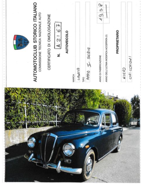 LANCIA Appia Seconda serie 