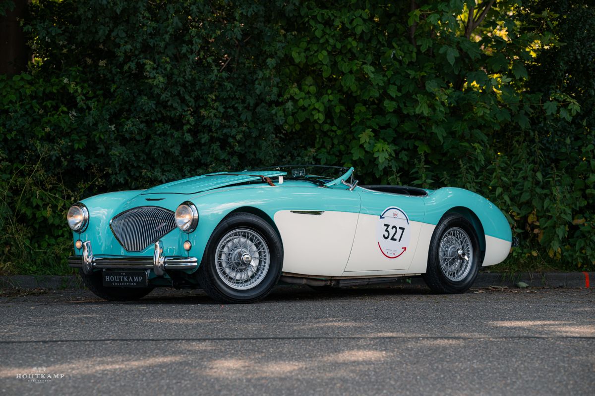 AUSTIN HEALEY 100M Very rare genuine factory built 100 M Le Mans. Complete with 100M Le Mans Registry certificate. Mille Miglia Eligible 
