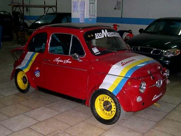 FIAT 500 tv MONTECARLO COMPETIZIONE 