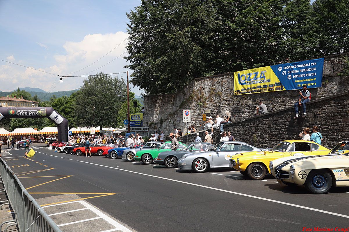 OldCar24 Media Partner & Sponsor del Bergamo Historic Gran Prix 2026: edizione straordinaria con oltre 80 auto in corsa sul Circuito delle Mura