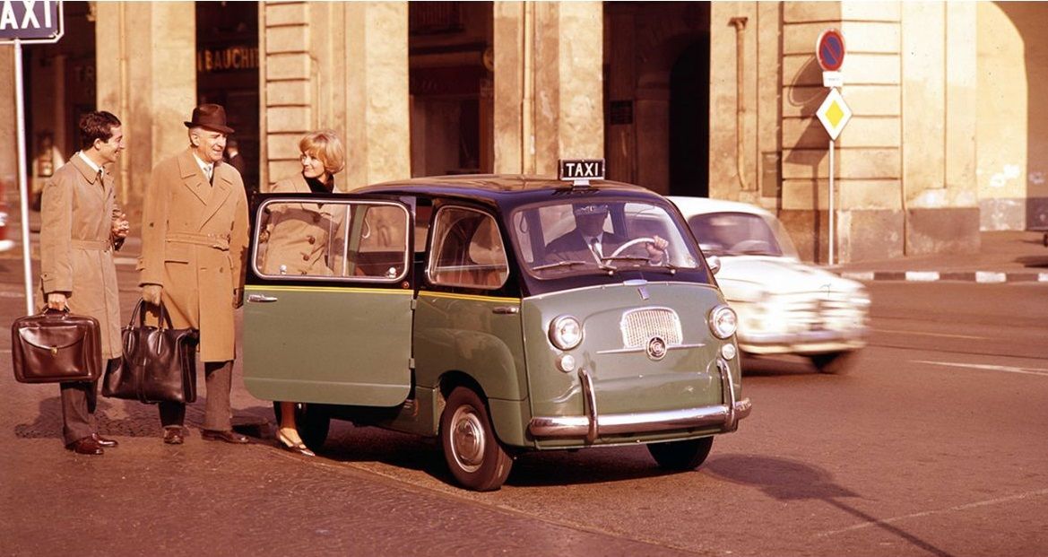 La Fiat 600 Multipla, progettata da Dante Giacosa 