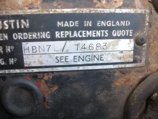 Foto 5 di 9: AUSTIN HEALEY 3000  to restore