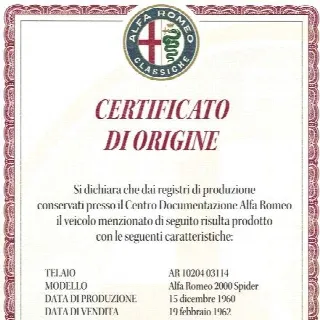 Foto 3 di 9: ALFA ROMEO 2000 