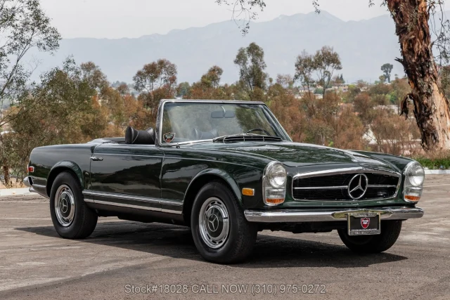 1968 Mercedes Benz 280SL with 2 tops