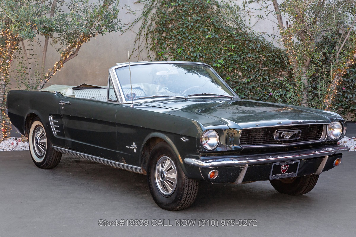 1966 Ford Mustang A Code Convertible 3 Speed