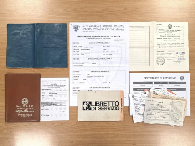 Alfa Romeo 1750 GTV Unico Proprietario ASI CRS interni pelle originali!