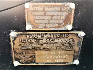 Foto 65 di 110: ASTON MARTIN DB MKIII 1958