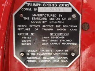 Foto 53 di 57: TRIUMPH TR2 LONG DOOR 1954