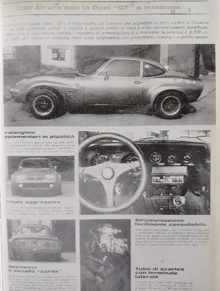 Foto 17 di 23: OPEL 1900 GT GRUPPO 4 UFFICIALE CONRERO 1970 VIN 941906704
