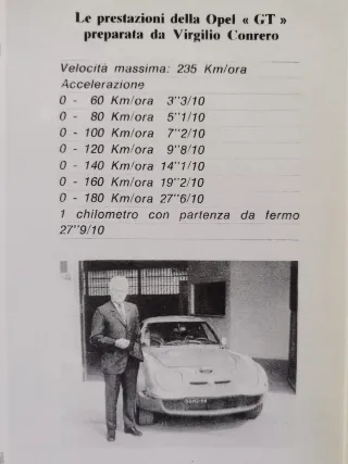 Foto 22 di 23: OPEL 1900 GT GRUPPO 4 UFFICIALE CONRERO 1970 VIN 941906704