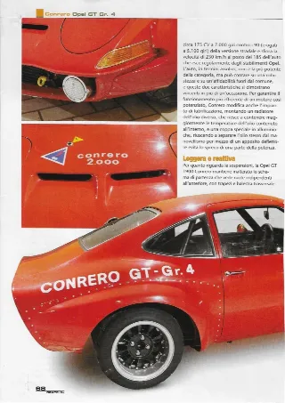 Foto 9 di 23: OPEL 1900 GT GRUPPO 4 UFFICIALE CONRERO 1970 VIN 941906704