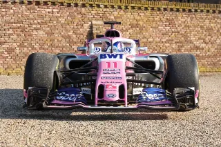 Foto 9 di 48: Force India Mercedes VJM10 Formula 1 “Ex-Esteban Ocon – Nine points-scoring finishes in 2017”