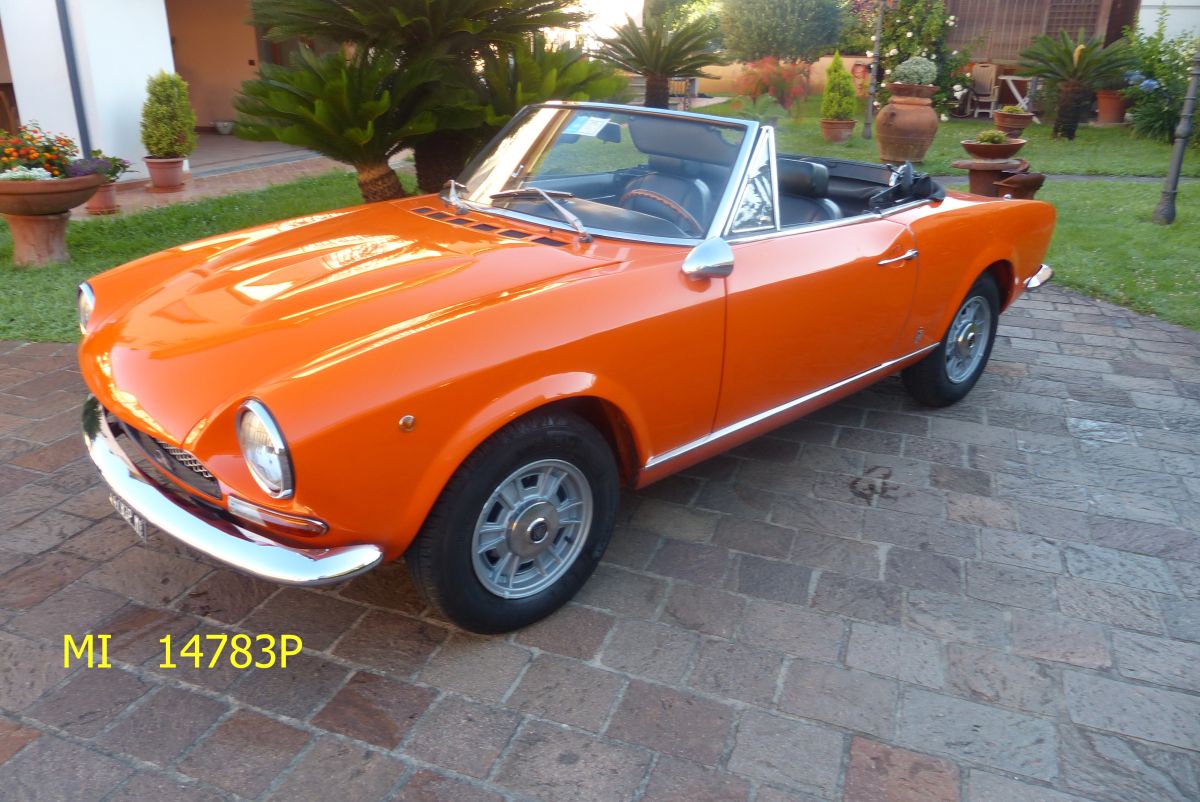 FIAT 124 SPIDER  TIPO  CS  ANNO 1974   