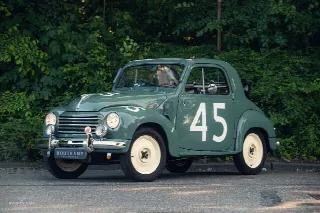 Foto 3 di 20: FIAT 500 'Topolino', participant car Mille Miglia 1953 