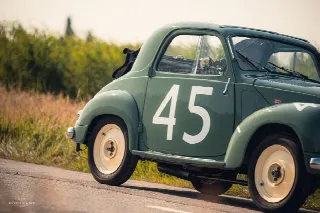 Foto 5 di 20: FIAT 500 'Topolino', participant car Mille Miglia 1953 