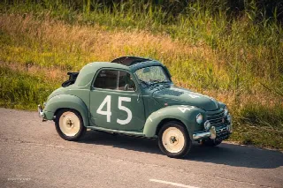 Foto 7 di 20: FIAT 500 'Topolino', participant car Mille Miglia 1953 