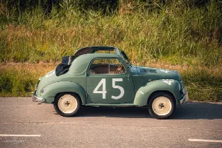 Foto 6 di 20: FIAT 500 'Topolino', participant car Mille Miglia 1953 