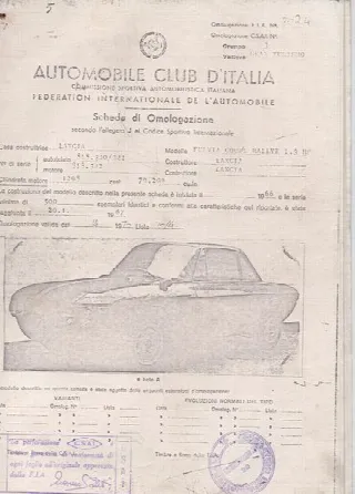 Foto 29 di 33: LANCIA Fulvia HF Ufficiale Jolly Club   