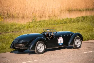 Foto 10 di 15: HEALEY Silverstone In Ray Fieldings car collection in Scotland for 50 years, Mille Miglia Eligible 