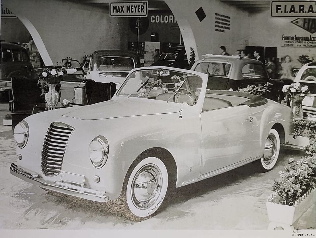 Fiat 1100 Derby Cabriolet Bertone, più unica che rara, protagonista dello stand OldCar24 alla Fiera Auto e Moto D'Epoca Bologna 2025