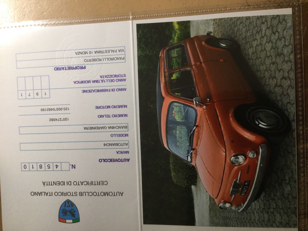 AUTOBIANCHI Bianchina Giardiniera 