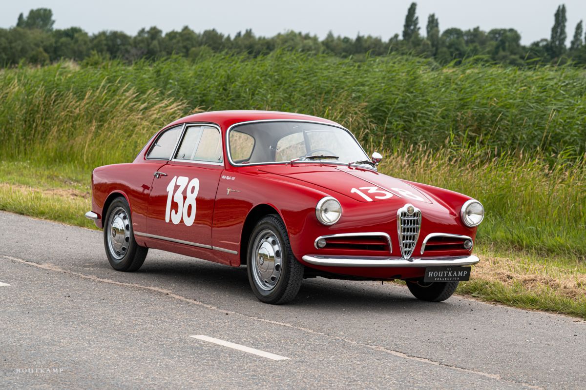 ALFA ROMEO Giulietta SPRINT ALLEGGERITA CARROZZERIA BERTONE PARTICIPANT MILLE MIGLIA 1956