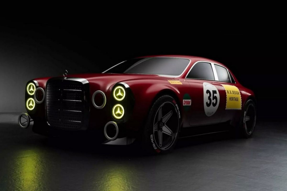 La Mercedes "Red Pig" in chiave moderna, ispirata a un’icona del passato 