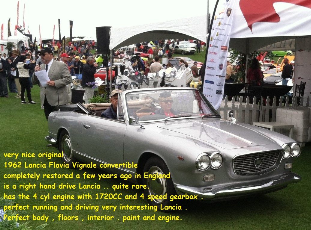 LANCIA Flavia Vignale convertible RHD