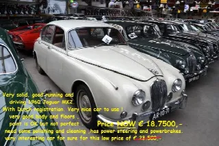 Foto 1 di 18: JAGUAR MKII Jaguar MK2 - wit