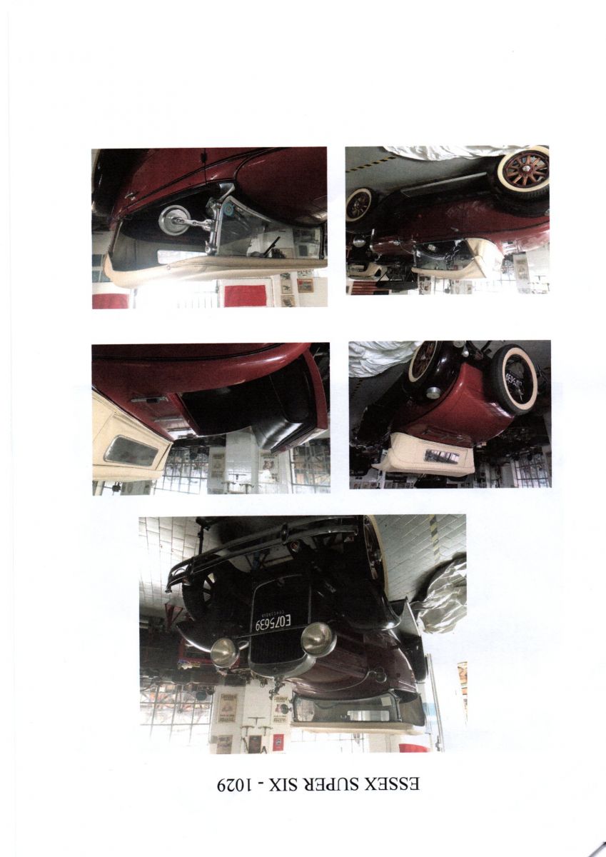 ESSEX SuperSix cabriolet coupe 6 cilindri motore 1231667