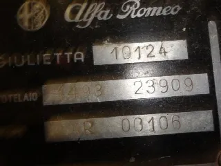 Foto 20 di 22: ALFA ROMEO Giulietta  sprint veloce to restore