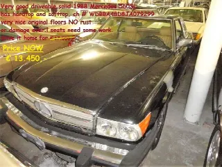 Foto 19 di 20: MERCEDES-BENZ SL(1971-1989) Mercedes 560 SL black ''88