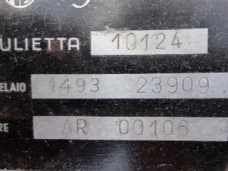 Foto 21 di 22: ALFA ROMEO Giulietta  sprint veloce to restore