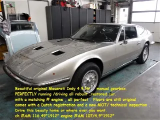 Foto 29 di 29: MASERATI Indy(1969-1974) 4.9 ltr silver
