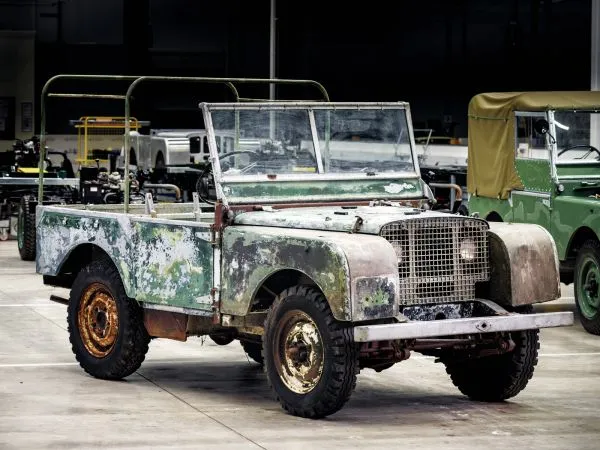 The first Land Rover in the history was found in a Welsh field.