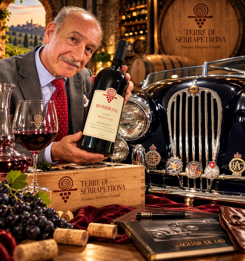 Stefano Graidi: grandi vini e auto d’epoca, l’arte italiana di collezionare emozioni. Terre di Serrapetrona
