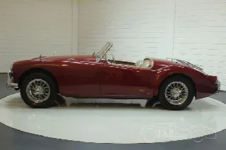 Foto 6 di 8: MG A Cabriolet 1960 Chrome wire wheels Burgundy Red 