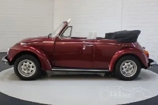 Foto 3 di 8: Volkswagen Beetle 1300 Cabriolet 1973 Burgundy red metallic:15306 