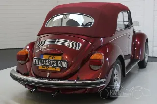 Foto 5 di 8: Volkswagen Beetle 1300 Cabriolet 1973 Burgundy red metallic:15306 