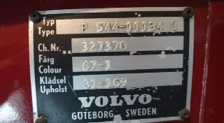 Foto 40 di 45: VOLVO PV 544 